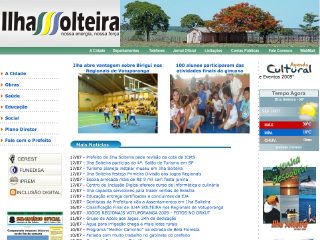 Thumbnail do site Prefeitura Municipal de Ilha Solteira