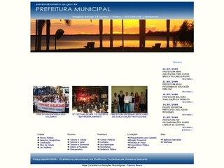 Thumbnail do site Prefeitura Municipal de Pereira Barreto