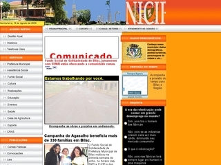 Thumbnail do site Prefeitura Municipal de Bilac