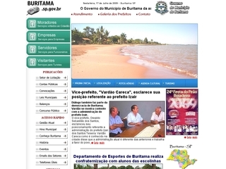 Thumbnail do site Prefeitura Municipal de Buritama