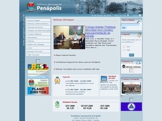 Thumbnail do site Prefeitura Municipal de Penpolis