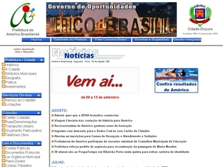 Thumbnail do site Prefeitura Municipal de Amrico Brasiliense