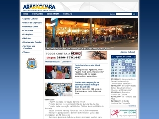 Thumbnail do site Prefeitura Municipal de Araraquara