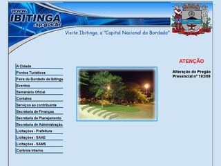 Thumbnail do site Prefeitura Municipal de Ibitinga