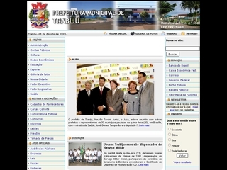Thumbnail do site Prefeitura Municipal de Trabiju