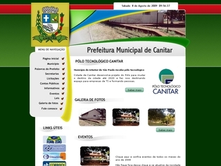 Thumbnail do site Prefeitura Municipal de Canitar