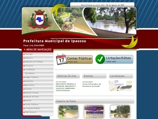 Thumbnail do site Prefeitura Municipal de Ipaussu