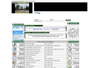 Thumbnail do site Prefeitura Municipal de Manduri