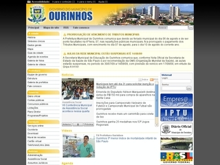 Thumbnail do site Prefeitura Municipal de Ourinhos