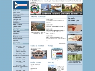 Thumbnail do site Prefeitura Municipal de Barra Bonita