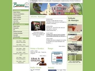 Thumbnail do site Prefeitura Municipal de Bocaina