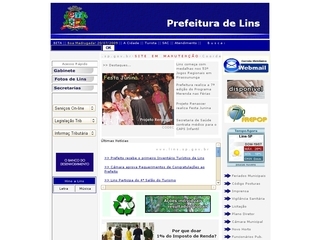 Thumbnail do site Prefeitura Municipal de Lins