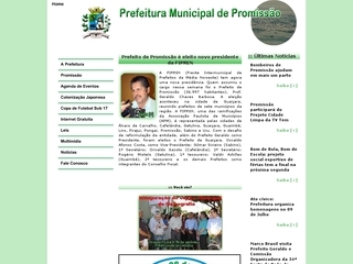 Thumbnail do site Prefeitura Municipal de Promisso