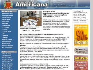 Thumbnail do site Prefeitura Municipal de Americana