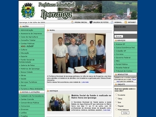 Thumbnail do site Prefeitura Municipal de Iporanga