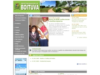 Thumbnail do site Prefeitura Municipal de Boituva