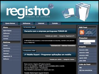 Thumbnail do site Registro-SP Solues em Software
