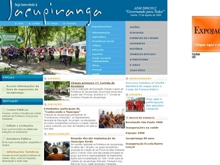 Thumbnail do site Prefeitura Municipal de Jacupiranga