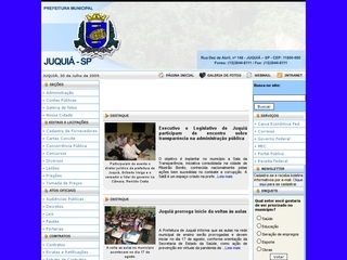 Thumbnail do site Prefeitura Municipal de Juqui