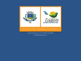 Thumbnail do site Prefeitura Municipal de Echaporã