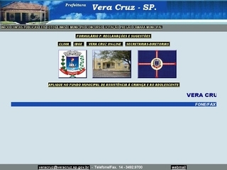 Thumbnail do site Prefeitura Municipal de Vera Cruz