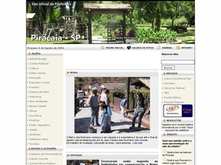 Thumbnail do site Prefeitura Municipal de Piracaia