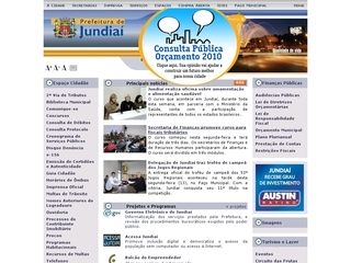 Thumbnail do site Prefeitura Municipal de Jundia