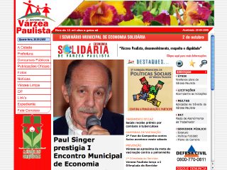 Thumbnail do site Prefeitura Municipal de Vrzea Paulista