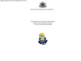 Thumbnail do site Prefeitura Municipal de Piedade