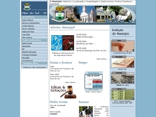 Thumbnail do site Prefeitura Municipal de Pilar do Sul