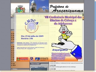 Thumbnail do site Prefeitura Municipal de Araariguama