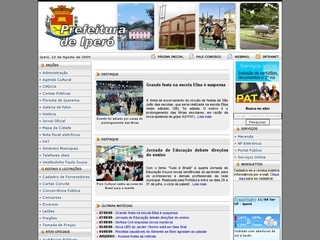 Thumbnail do site Prefeitura Municipal de Iper