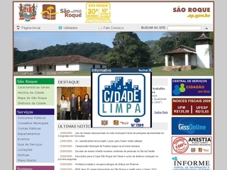 Thumbnail do site Prefeitura Municipal de So Roque