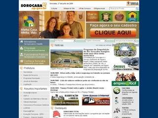 Thumbnail do site Prefeitura Municipal de Sorocaba