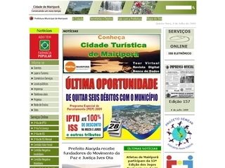 Thumbnail do site Prefeitura Municipal de Mairipor
