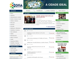 Thumbnail do site Prefeitura Municipal de Cotia