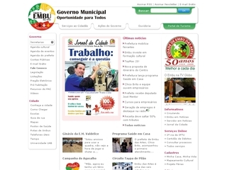 Thumbnail do site Prefeitura Municipal de Embu