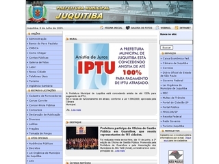 Thumbnail do site Prefeitura Municipal de Juquitiba