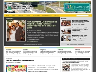 Thumbnail do site Prefeitura Municipal de Vargem Grande Paulista