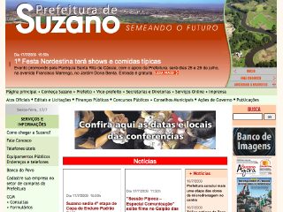 Thumbnail do site Prefeitura Municipal de Suzano