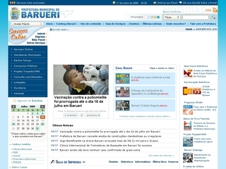 Thumbnail do site Prefeitura Municipal de Barueri