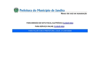 Thumbnail do site Prefeitura Municipal de Jandira