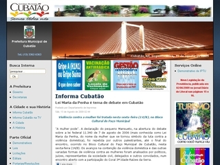 Thumbnail do site Prefeitura Municipal de Cubato