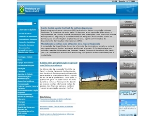 Thumbnail do site Prefeitura Municipal de Santo Andr