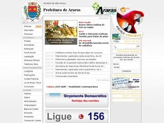Thumbnail do site Prefeitura Municipal de Araras