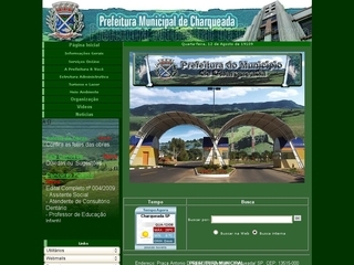 Thumbnail do site Prefeitura Municipal de Charqueada