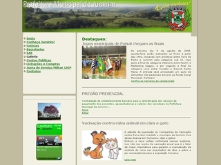 Thumbnail do site Prefeitura Municipal de Jumirim