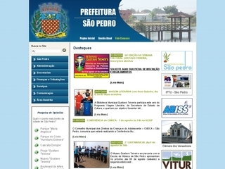 Thumbnail do site Prefeitura Municipal de So Pedro