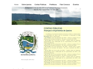 Thumbnail do site Prefeitura Municipal de Ipena