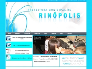 Thumbnail do site Prefeitura Municipal de Rinpolis